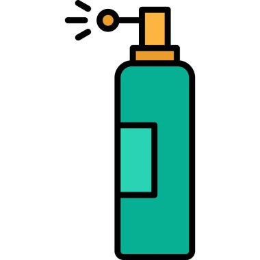 Sprey şişe renk simgesi, taslak biçimi