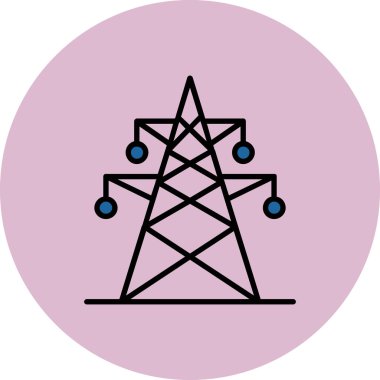 güç simgesi vektör illüstrasyonu