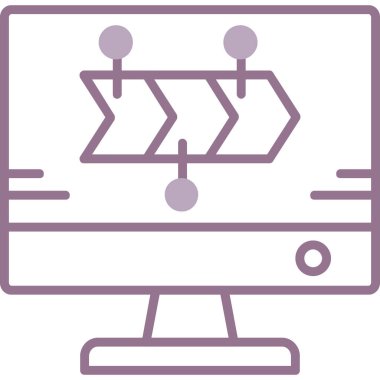 seo modern simgesinin vektör illüstrasyonu