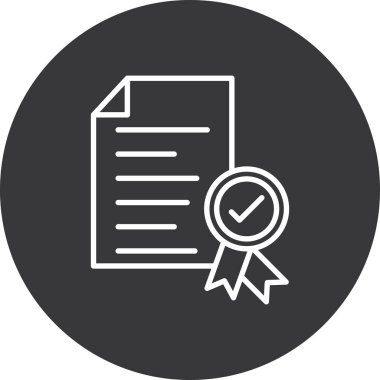 Rozet simge vektör çizim