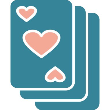 kart aşk kalp simgesi