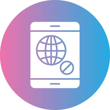 küresel web simgesi, vektör çizim