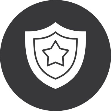 kalkan simgesi, vektör illüstrasyonu