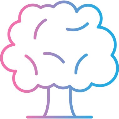 Vektör Ağacı Simgesi illüstrasyonu