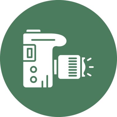 kamera simgesi vektör illüstrasyonu