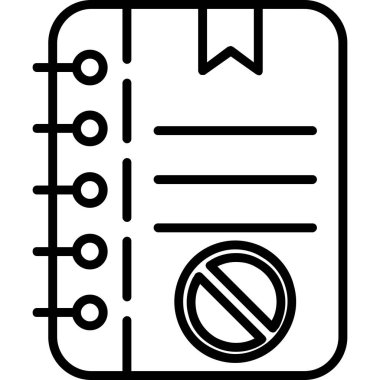 kitap simgesi vektör illüstrasyonu