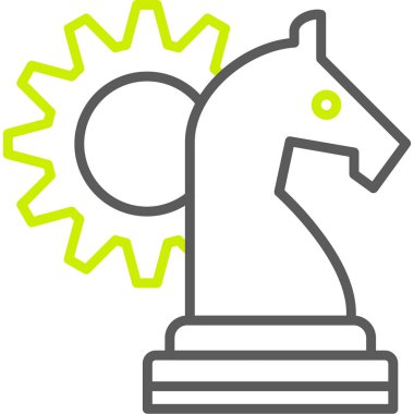 At yarışı ikonu ana hatlarıyla