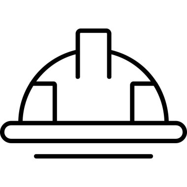 inşaat ikonu ana hatları vektörü. İnşaat binası İnşaat endüstrisi