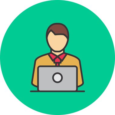 Çalışan & çalışanlar için iş yönetimi dairesi simgesi