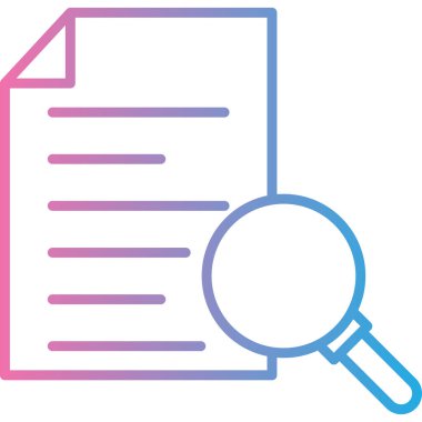 belge simgesi, vektör çizimi