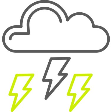 Bulut. Web simgesi basit illüstrasyon