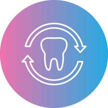 diş vektörü simgesi modern basit tasarım