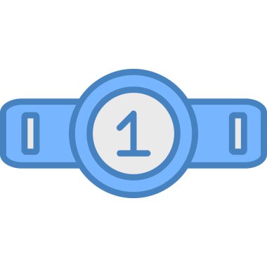 Tek saatin tek izole edilmiş simgesinin vektör illüstrasyonu