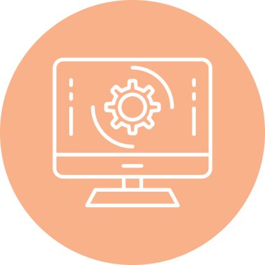 seo modern simgesinin vektör illüstrasyonu