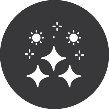 Bir çiçek simgesinin vektör illüstrasyonu