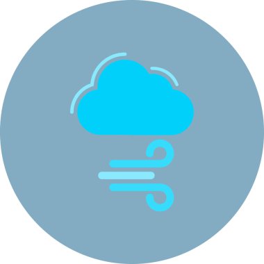 Bulut. Web simgesi basit illüstrasyon