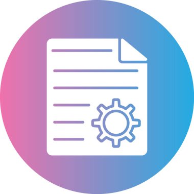 Vektör belgesi Simge illüstrasyonu