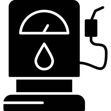 Gaz yakıt pompası simgesi