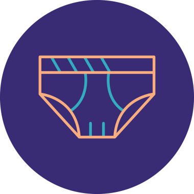 Şort. Web simgesi basit illüstrasyon