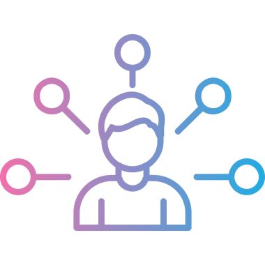 ağ paylaşım konsepti illüstrasyonu