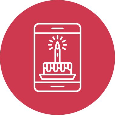 mobil simge vektör illüstrasyonu