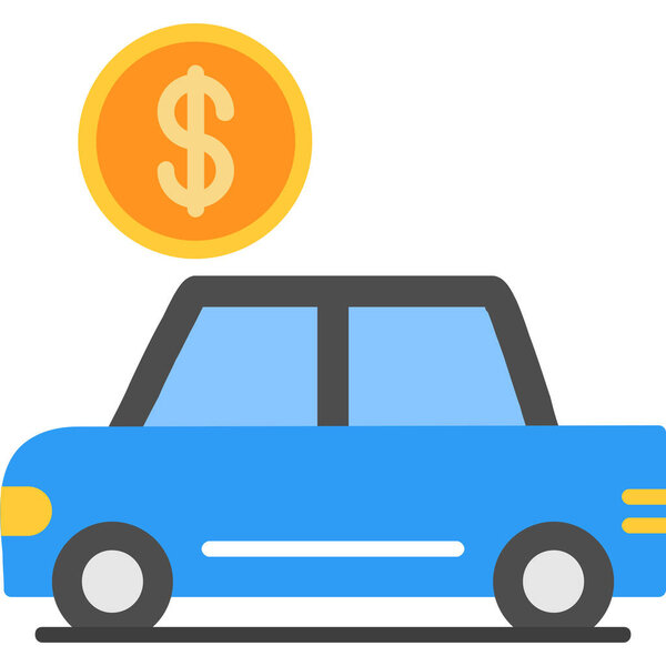 car. web icon simple illustration