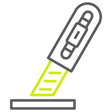 Kalem. Web simgesi basit illüstrasyon