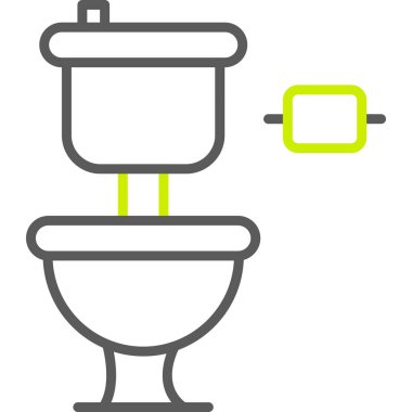 Banyo simgesi, vektör illüstrasyonu