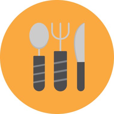 Mutfak araçları vektör simgesi