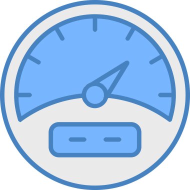 Otomobil hız göstergesi simgesi, özet biçimi