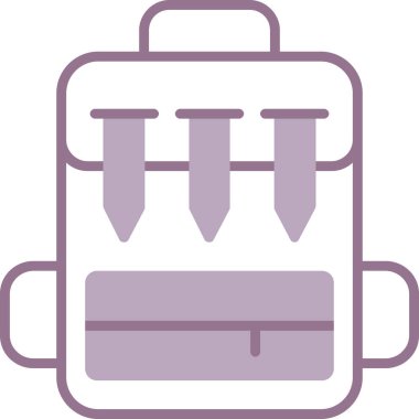 Okul Çantası vektör simgesi