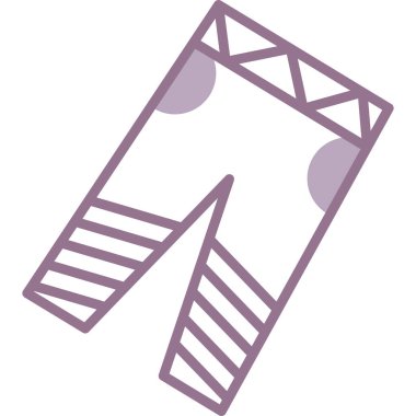 kamp yürüyüşü ikonu ana hatlarıyla