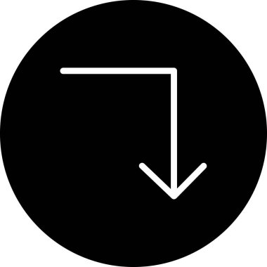 ok simgesinin vektör illüstrasyonu