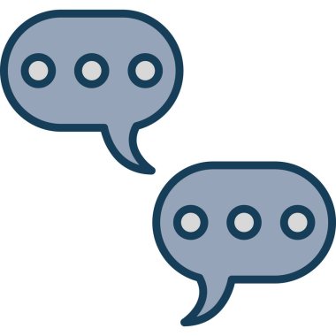 Konuşma balonu vektör çizimi