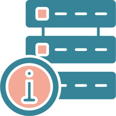 Sunucu. Web simgesi basit tasarım