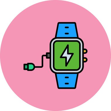 elektrik saat vektör simgesi