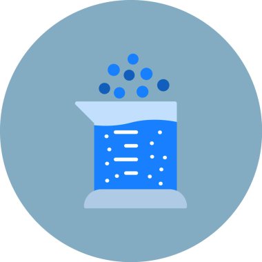 Su. Web simgesi basit illüstrasyon