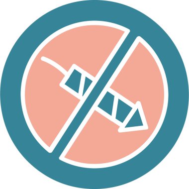 Sigara içmek yok. Basit tasarım