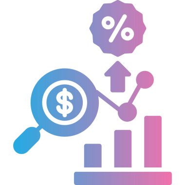 ok vektör illüstrasyon tasarımı ile iş büyümesi grafiği