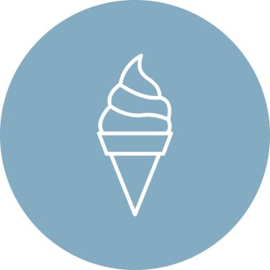 dondurma vektör simgesi