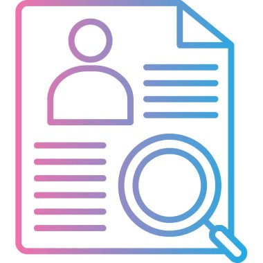 Kimlik kartı. Basit resimleme