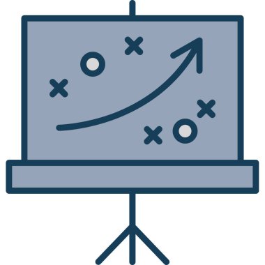 İş ve finans ikonu kavramının vektör illüstrasyonu