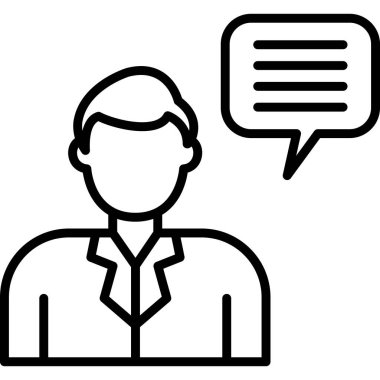 Yönetici simgesi, vektör illüstrasyonu