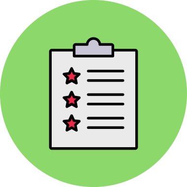 Belge simgesinin vektör illüstrasyonu