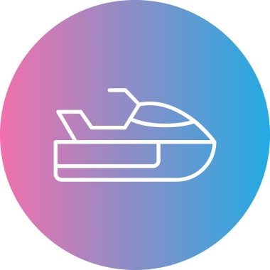 Uçak simgesinin vektör illüstrasyonu