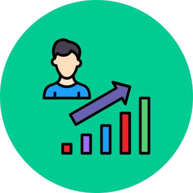 Vektör çizelgesi simgesi, resimleme