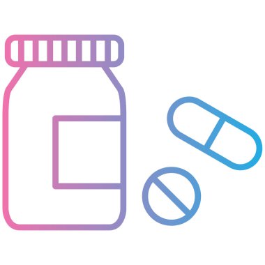 hap ilacı ve kapsül simgesi