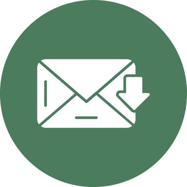 e- posta iletisi simgesi ana hat biçiminde