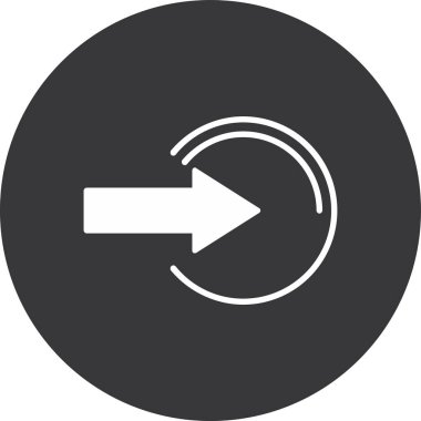 ok simgesinin vektör illüstrasyonu