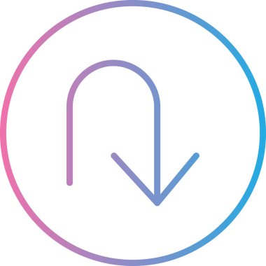 ok simgesi vektör illüstrasyonu